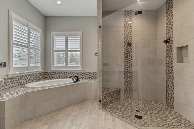 Contemporary Walk-In Shower