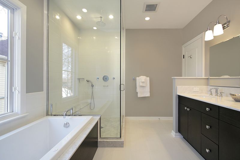 Spacious Glass Shower
